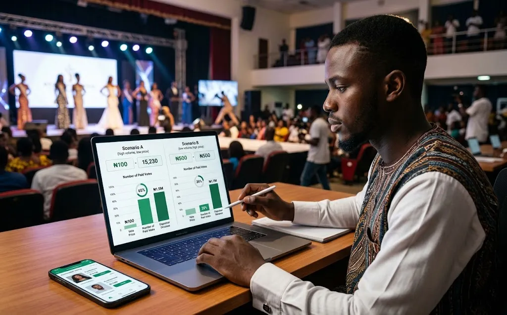 How Vote Price Affects Participation and Organizer Revenue