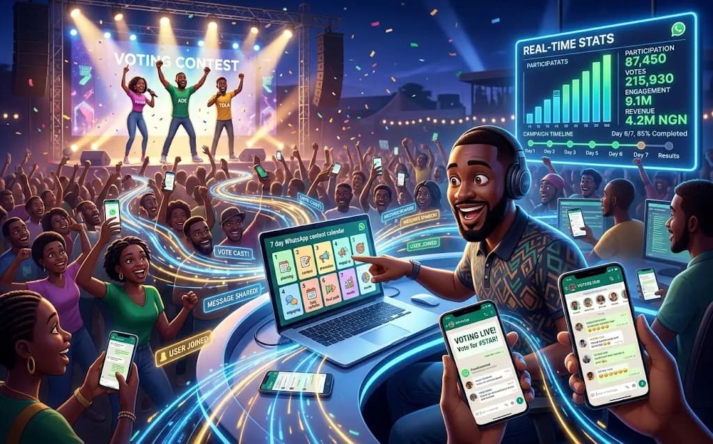 The 7-Day WhatsApp Promotion Plan That Fills Your Voting Event with Participants