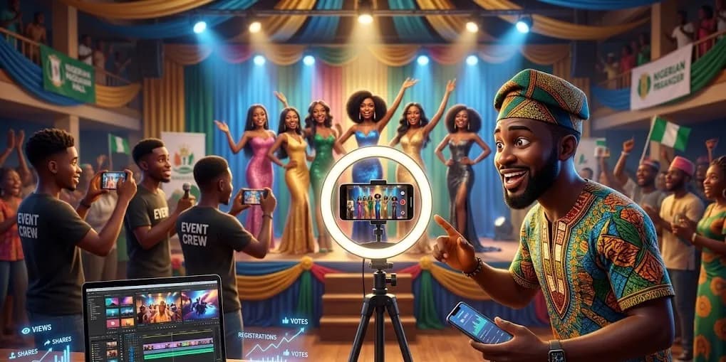Creating a Hype Video for Your Pageant: A Low-Budget Guide for Nigerian Organizers