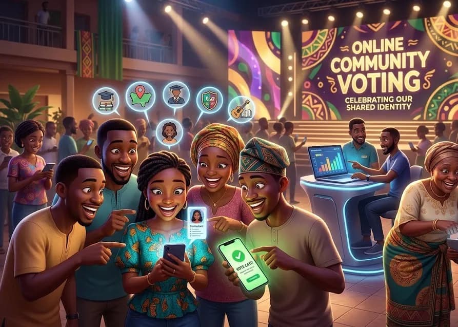 The Role of Identity in Online Voting: Why People Vote for Contestants They Relate To